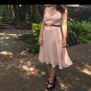 Pink-ish / cream ASOS dress